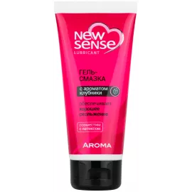 New Sense, гель-смазка c ароматом клубники, 100 мл | интернет-аптека Farmaco.ua