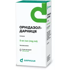 Орнідазол, розчин для інфузій, 100 мл, 0.5% | интернет-аптека Farmaco.ua