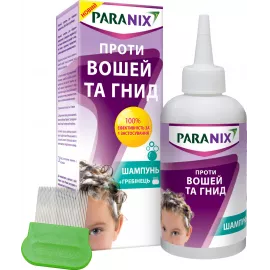 Параникс, шампунь для лечения педикулёза c гребнем, 200 мл | интернет-аптека Farmaco.ua