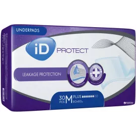 Пелюшки гігієнічні iD Protect Plus, 60x60 см, №30 | интернет-аптека Farmaco.ua
