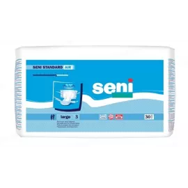 Seni Standard Air, подгузники для взрослых, размер L, тип 3, 100-150 см, №30 | интернет-аптека Farmaco.ua