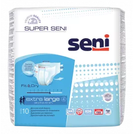 Super Seni, подгузники для взрослых, размер XL, тип 4, 130-170 см, №10 | Farmaco.ua Super Seni, подгузники для взрослых, размер XL, тип 4, 130-170 см, №10 | интернет-аптека Farmaco.ua