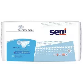 Super Seni, подгузники для взрослых, размер XL, тип 4, 130-170 см, №30 | интернет-аптека Farmaco.ua