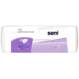 Super Seni Plus, подгузники для взрослых, размер XL, тип 4, 130-170 см, №30 | интернет-аптека Farmaco.ua
