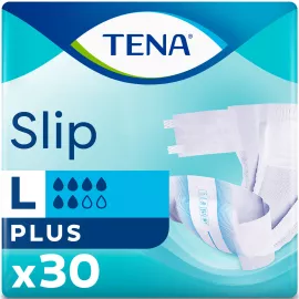 Tena Slip Plus, підгузки для дорослих, розмір L, №30 | интернет-аптека Farmaco.ua