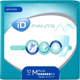 Diapers-Pants іD Plus, подгузники-трусы, для взрослых, размер M, №10 | интернет-аптека Farmaco.ua