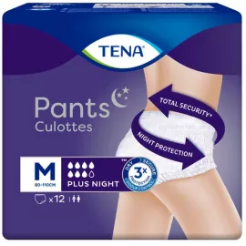 Tena Pants Plus Night, підгузки для дорослих, розмір M, №12 | интернет-аптека Farmaco.ua