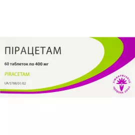 Пірацетам, таблетки, 400 мг, №60 | интернет-аптека Farmaco.ua