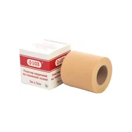 +103®, пластырь, тканевая основа, 5 м х 5 см | интернет-аптека Farmaco.ua
