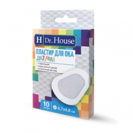 H Dr. House, пластырь, для глаз, детский, №10 | интернет-аптека Farmaco.ua