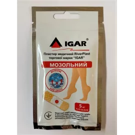 Igar RiverPlast, пластир, медичний, мозольний, 7 х 2 см, №5 | интернет-аптека Farmaco.ua