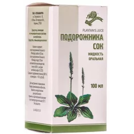 Подорожника сок, 100 мл | интернет-аптека Farmaco.ua