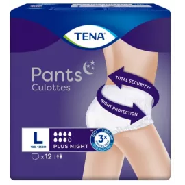 Tena Pants Plus Night, подгузники для взрослых, размер L, №12 | интернет-аптека Farmaco.ua