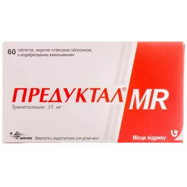 Предуктал® MR, таблетки вкриті оболонкою з модифікованим вивільненням, 35 мг, №60 | интернет-аптека Farmaco.ua