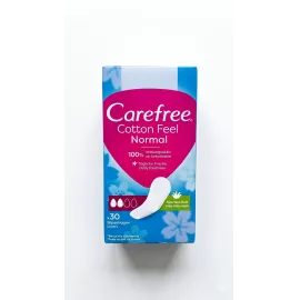 Прокладки жіночі щоденнi, CAREFREE® Cotton Feel Aloe, №30 | интернет-аптека Farmaco.ua
