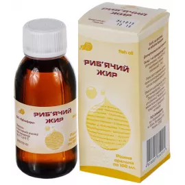 Рыбий жир жидкий оральный, банка 100 мл | интернет-аптека Farmaco.ua