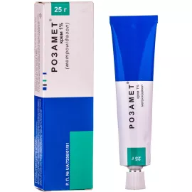 Розамет, крем, туба 25 г, 1% | интернет-аптека Farmaco.ua