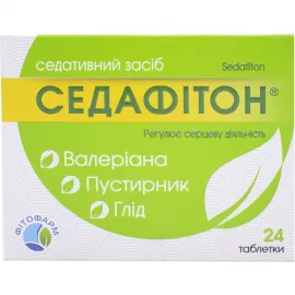 Седафитон, таблетки, №24 (12х2) | интернет-аптека Farmaco.ua