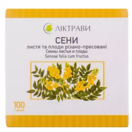 Сени листя та плоди, різано-пресовані, 100 г | интернет-аптека Farmaco.ua