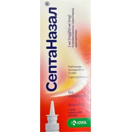 Септаназал, спрей назальный, флакон 10 мл, 1 мг/50 мг/мл | интернет-аптека Farmaco.ua