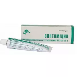 Синтомицин, линимент, туба 25 г, 5% | интернет-аптека Farmaco.ua