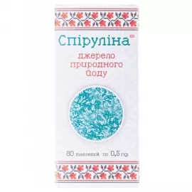 Спіруліна, таблетки, 0.5 г, №80 | интернет-аптека Farmaco.ua