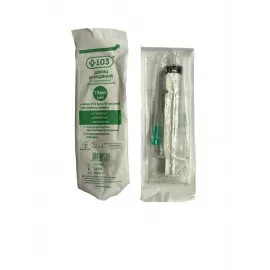 Шприц +103, трикомпонентний стерильний, з голкою Луєр Сліп, 10 мл, размер 21G | интернет-аптека Farmaco.ua