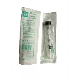Шприц 2В, трехкомпонентный с иглой, 20 мл, размер G21, 0.8х38 мм | интернет-аптека Farmaco.ua
