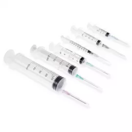 Шприц 2В, трехкомпонентный с иглой, 5 мл, размер G22, 0.7х38 мм | интернет-аптека Farmaco.ua