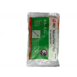 Шприц B-D Micro-fine Plus, одноразовый, 0.5 мл, U-100, 0.25х6 мм, G31, №10 | интернет-аптека Farmaco.ua