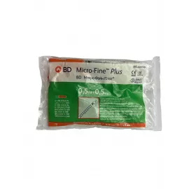 Шприц B-D Micro-fine Plus, одноразовий, 0.5 мл, U-100, 0.3х8 мм, G30, №10 | интернет-аптека Farmaco.ua