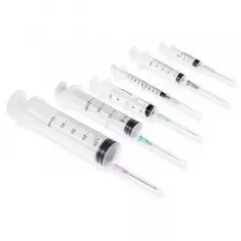 Injekt Luer Duo, шприц, двухкомпонентный, одноразовый, с иглой, 22G, (0.7х30 мм), 5 мл | интернет-аптека Farmaco.ua