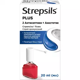 Стрепсилс Плюс, аэрозоль, 20 мл | интернет-аптека Farmaco.ua