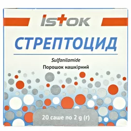 Стрептоцид, порошок нашкірний, саше 2 г, №20 | интернет-аптека Farmaco.ua