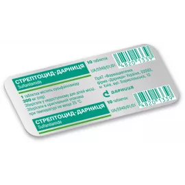 Стрептоцид-Дарниця, таблетки, 300 мг, №10 | интернет-аптека Farmaco.ua