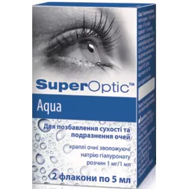 Супероптик Аква, капли глазные, 5 мл, №2 | интернет-аптека Farmaco.ua