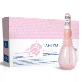 Тантум Роза, розчин вагінальний, флакон 140 мл, 0.1%, №5 | интернет-аптека Farmaco.ua