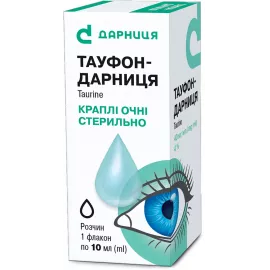 Тауфон-Дарница, капли глазные, флакон 10 мл, 40 мг/мл, №1 | интернет-аптека Farmaco.ua