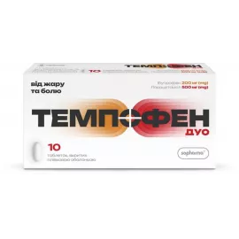 Темпофен Дуо, таблетки вкриті оболонкою, №10 | интернет-аптека Farmaco.ua
