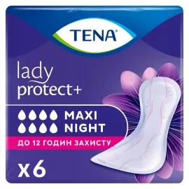 Tena Lady Maxi Nigh, прокладки урологічні, №6 | интернет-аптека Farmaco.ua