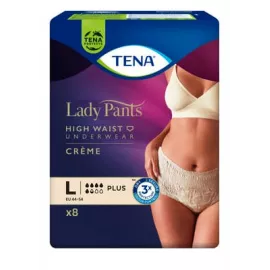 Tena Lady Pants Plus, труси урологічні для дорослих, кремові, розмір L, №8 | интернет-аптека Farmaco.ua
