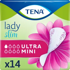 Tena Lady Slim Ultra Mini, прокладки урологические, №14 | интернет-аптека Farmaco.ua