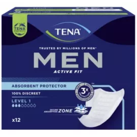 Tena Men Active Fit Level 1, прокладки урологічні для чоловіків, №12 | интернет-аптека Farmaco.ua