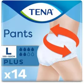 Tena Pants Plus, підгузки для дорослих, розмір L, №14 | интернет-аптека Farmaco.ua