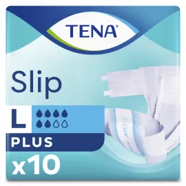 Tena Slip Plus, підгузки для дорослих, розмір L, №10 | интернет-аптека Farmaco.ua