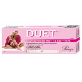 Duet, тест для определения беременности, струйный, №1 | интернет-аптека Farmaco.ua