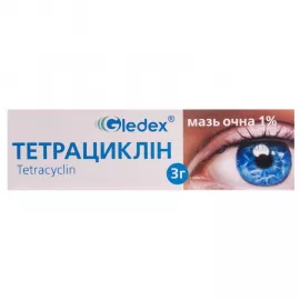 Тетрацикліну, мазь очна, 3 г, 1% | интернет-аптека Farmaco.ua