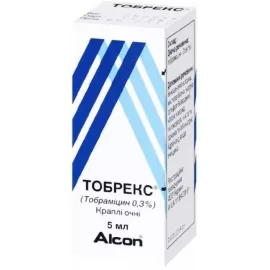 Тобрекс® Дроп-Тейнер®, краплі очні, флакон 5 мл, 0.3% | интернет-аптека Farmaco.ua