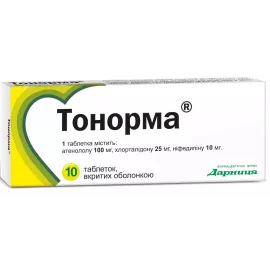 Тонорма, таблетки, №10 | интернет-аптека Farmaco.ua