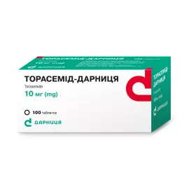 Торасемід-Дарниця, таблетки, 10 мг, №100 | интернет-аптека Farmaco.ua